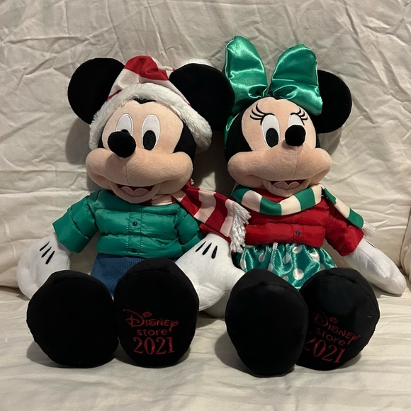 Disney Store Exclusive Original Mickey Minnie Mouse Holiday
